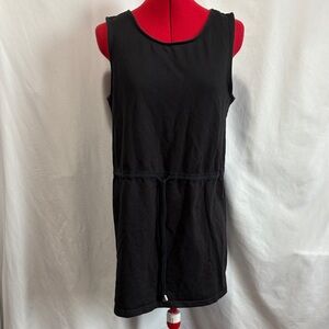 Black Sleeveless Mini Dress Chic LL96